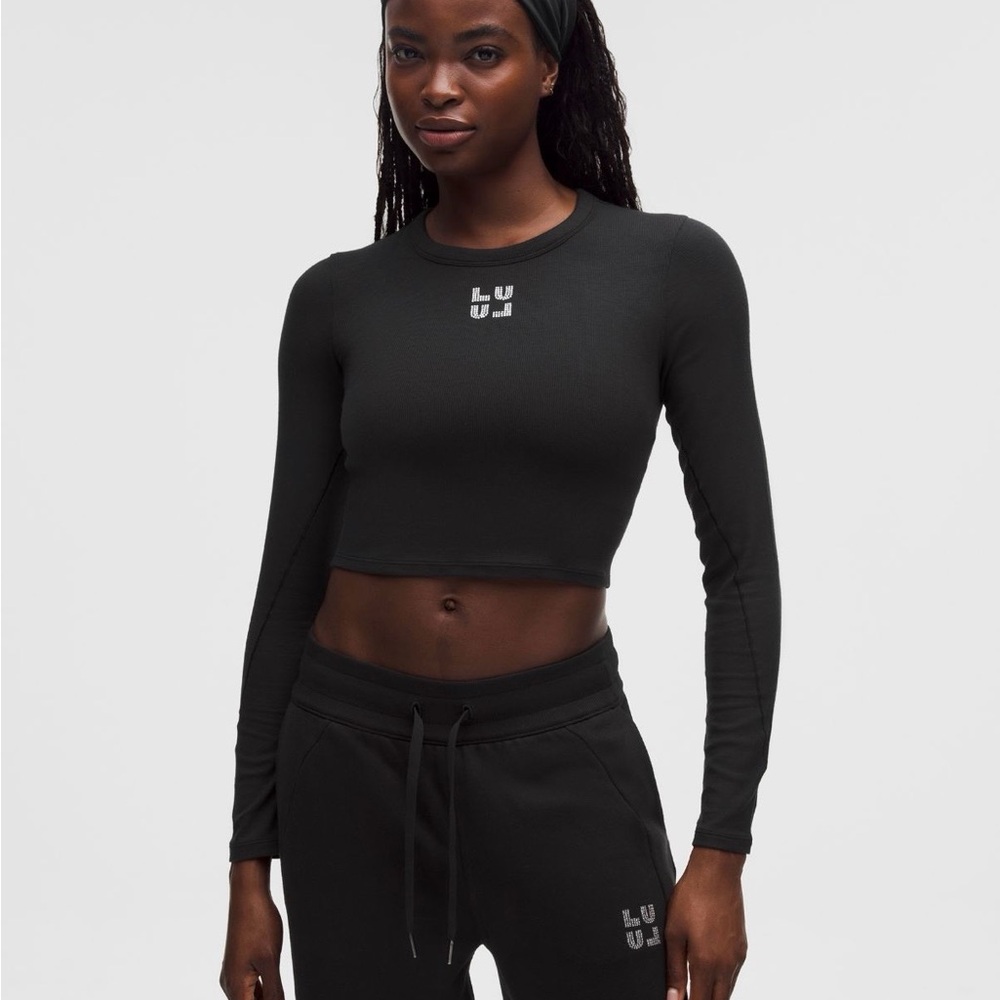 Lululemon Hold Tight Long Sleeve Jeweled